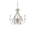 Product Image of Dover 24.5" 5 Light Chandelier (Brushed Nickel)