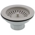 Product Image of Color-Coordinated Metal Basket Strainer (Soft White)