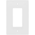 Product Image of 1-Gang Decorator & GFCI Wall Plate, Mid-Size, Thermoset - White