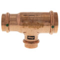 Product Image of 2-1/2" x 2" x 3/4" ProPress XL-C Copper Tee (Lead Free)