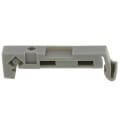 Product Image of Screwless End Stop, Low Profile - Gray
