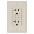 Product Image of Radiant Spec-Grade Self-Test GFCI Receptacle - Ivory (20A)