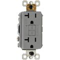 Product Image of Radiant Spec-Grade Weather-Resistant Self-Test Duplex GFCI Receptacle, NEMA 5-20R - Gray (20A)