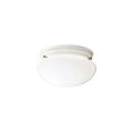 Product Image of Ceiling Space 9" 2 Light Flush Mount w/ White Globe (White)