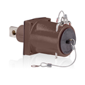 Product Image of Rhino-Hide Single Pole Male Receptacle Single Hole Bus Bar, 313MCM-777MCM Cable, 1000V 1135A Max (Brown)
