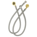 E-Z Install Wall Mount Faucet Stainless Steel Water Line Kit (3/8", 22" Long)