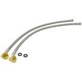 Product Image of E-Z Install Wall Mount Faucet Stainless Steel Water Line Kit (3/8", 22" Long), 21-443L