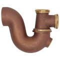 Product Image of 2" IPS x 1-1/2" SJ nut Swing “Tee" Trap (Rough Brass)