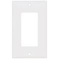 Product Image of 1-Gang Decorator & GFCI Wall Plate, Standard Size, Thermoset - White