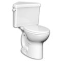 Product Image of Triangle Cadet PRO 2-Piece 1.28 gpf/4.8 Lpf Chair Height Elongated Toilet (White)