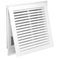 Product Image of 14" x 30" (Wall Opening Size) White Steel Fixed-Bar Filter Grille (96AFB Series)