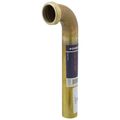 Product Image of 1-1/2" x 10" Rough Brass Slip Joint Waste Bend, 22 GA w/ Nuts and Washers