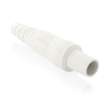 Product Image of 16 Series Single Pole Cam Type Female Detachable Plug Sleeve Only, Taper Nose, Cable Range 2/0, 4/0 (White)