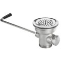 3" Twist Waste Drain with 1-1/4" Overflow Outlet