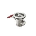 Product Image of Diamond Series RotoPro 3-1/2" Ball Valve Waste Drain, Stainless Steel w/ Short Handle
