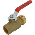 Product Image of 1" SharkBite x 1" FNPT Ball Valve (Lead Free)