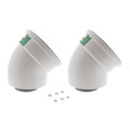 Product Image of 45° Condensing Vent Pipe Elbow (2 Pack)