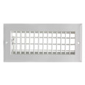 Product Image of 10" x 4" (Wall Opening Size) White Sidewall/Ceiling Register (A618MS Series)