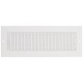 Product Image of A618MS 14" x 4" (Wall Opening Size) White Sidewall/Ceiling Register (A618MS Series)