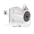 Product Image of Rhino-Hide Single Pole Male Receptacle Single Hole Bus Bar, 313MCM-777MCM Cable, 1000V 1135A Max (White)