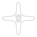 Product Image of Cross Handle-Cold, 2290-002-199