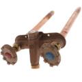 Product Image of Model 22 10", 1/2" x 3/4" Sweat Inlet Hot & Cold Anti-Siphon Wall Faucet w/ Metal Handle
