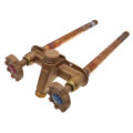 Product Image of Model 22 10", 1/2" MPT x Sweat Inlet Hot & Cold Anti-Siphon Wall Faucet w/ Metal Handle