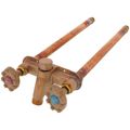 Product Image of Model 22 12", 1/2" MPT x Sweat Inlet Hot & Cold Anti-Siphon Wall Faucet w/ Metal Handle