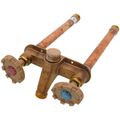 Product Image of Model 22 8", 1/2" FPT x 3/4" MPT Inlet Hot & Cold Anti-Siphon Wall Faucet w/ Metal Handle