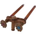 Product Image of Model 22 10", 1/2" PEX Crimp Inlet Hot & Cold Anti-Siphon Wall Faucet w/ Metal Handle