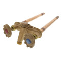 Product Image of Model 22 12", 1/2" PEX Crimp Inlet Hot & Cold Anti-Siphon Wall Faucet w/ Metal Handle