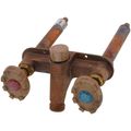 Product Image of Model 22 4", 1/2" PEX Crimp Inlet Hot & Cold Anti-Siphon Wall Faucet w/ Metal Handle