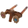 Product Image of Model 22 6", 1/2" PEX Crimp Inlet Hot & Cold Anti-Siphon Wall Faucet w/ Metal Handle
