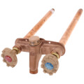 Product Image of Model 22 10", 3/4" PEX Crimp Inlet Hot & Cold Anti-Siphon Wall Faucet w/ Metal Handle