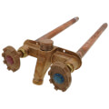 Product Image of Model 22 12", 3/4" PEX Crimp Inlet Hot & Cold Anti-Siphon Wall Faucet w/ Metal Handle
