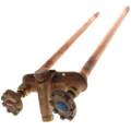 Product Image of Model 22 18", 3/4" PEX Crimp Inlet Hot & Cold Anti-Siphon Wall Faucet w/ Metal Handle