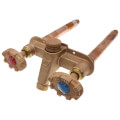 Product Image of 6" 22PX3 Horizontal Hot & Cold Anti-Siphon Wall Faucet w/ Metal Handle, 3/4" PEX Inlet