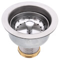Product Image of Long Shank Stainless Steel Sink Strainer Drain, 23-130