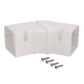 Product Image of 3" SpeediChannel Adjustable Flat Bend (White)
