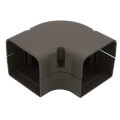 Product Image of 3" SpeediChannel 90-Degree Flat Bend (Brown)