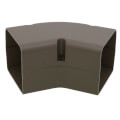 Product Image of 3" SpeediChannel 45-Degree Flat Bend (Brown)