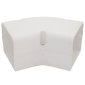 Product Image of 3" SpeediChannel 45-Degree Flat Bend (White)