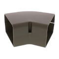Product Image of 4" SpeediChannel 45-Degree Flat Bend (Brown)