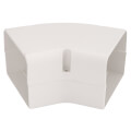 Product Image of 4" SpeediChannel 45-Degree Flat Bend (White)