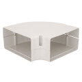 Product Image of 6" SpeediChannel 90-Degree Flat Bend (Natural)