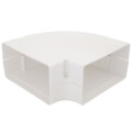Product Image of 6" SpeediChannel 90-Degree Flat Bend (White)