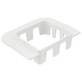 Product Image of 3" SpeediChannel Flat Wall Escutcheon (White)