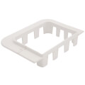 Product Image of 4" SpeediChannel Flat Wall Escutcheon (White)