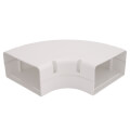 Product Image of 6" SpeediChannel 90-Degree Long Radius Bend (White)