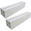 Product Image of 17" White Hef-T-Block Mounting Block (Pack of 2)